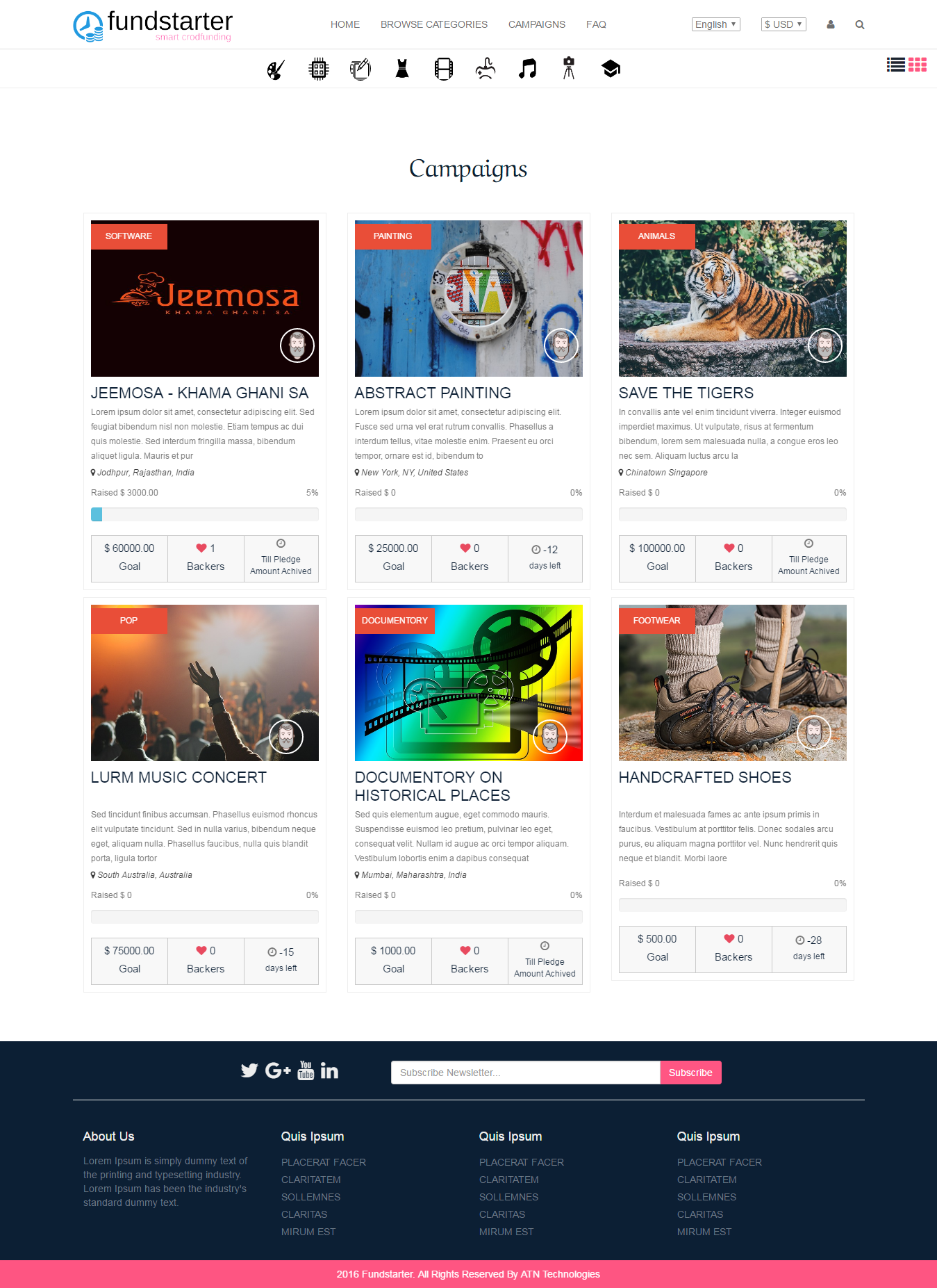 Fundstarter - Smart Crowdfunding