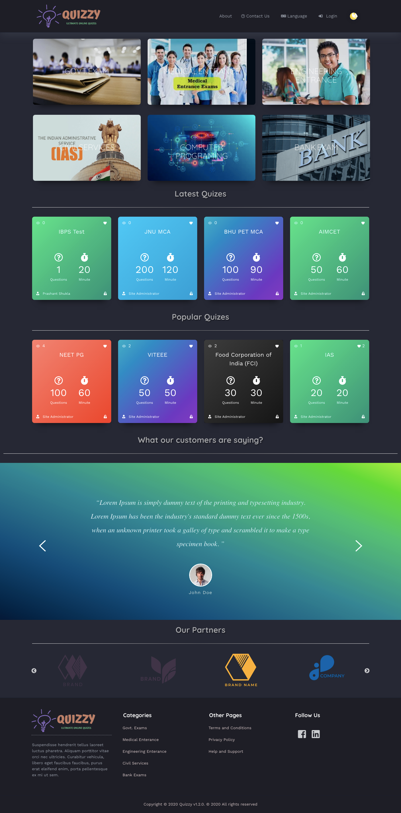 Quizzy: Online Examination Platform